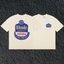 Rhude Grand Cru Cigars Label Dual Sided Cream Oversized T‑Shirt