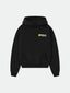 RHUDE Small Chest Badge Logo Hoodie Black