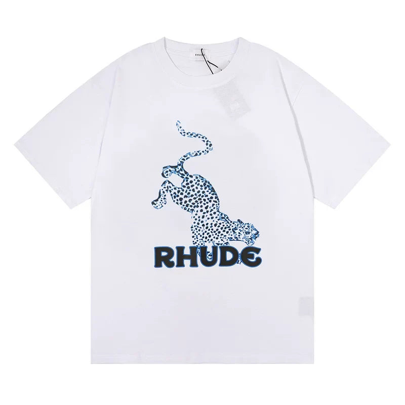 Rhude Leopard Graphic Short Sleeve Tee