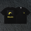 Rhude Sun Mountain Square Back Panel Dual Sided Black Oversized T‑Shirt
