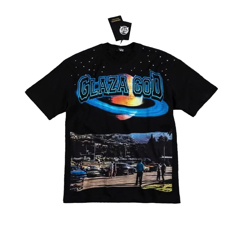 Glazagod Galaxy - Heavyweight Terry Oversized Tee