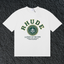 Rhude Patron Of The New Crest Badge White Oversized T‑Shirt