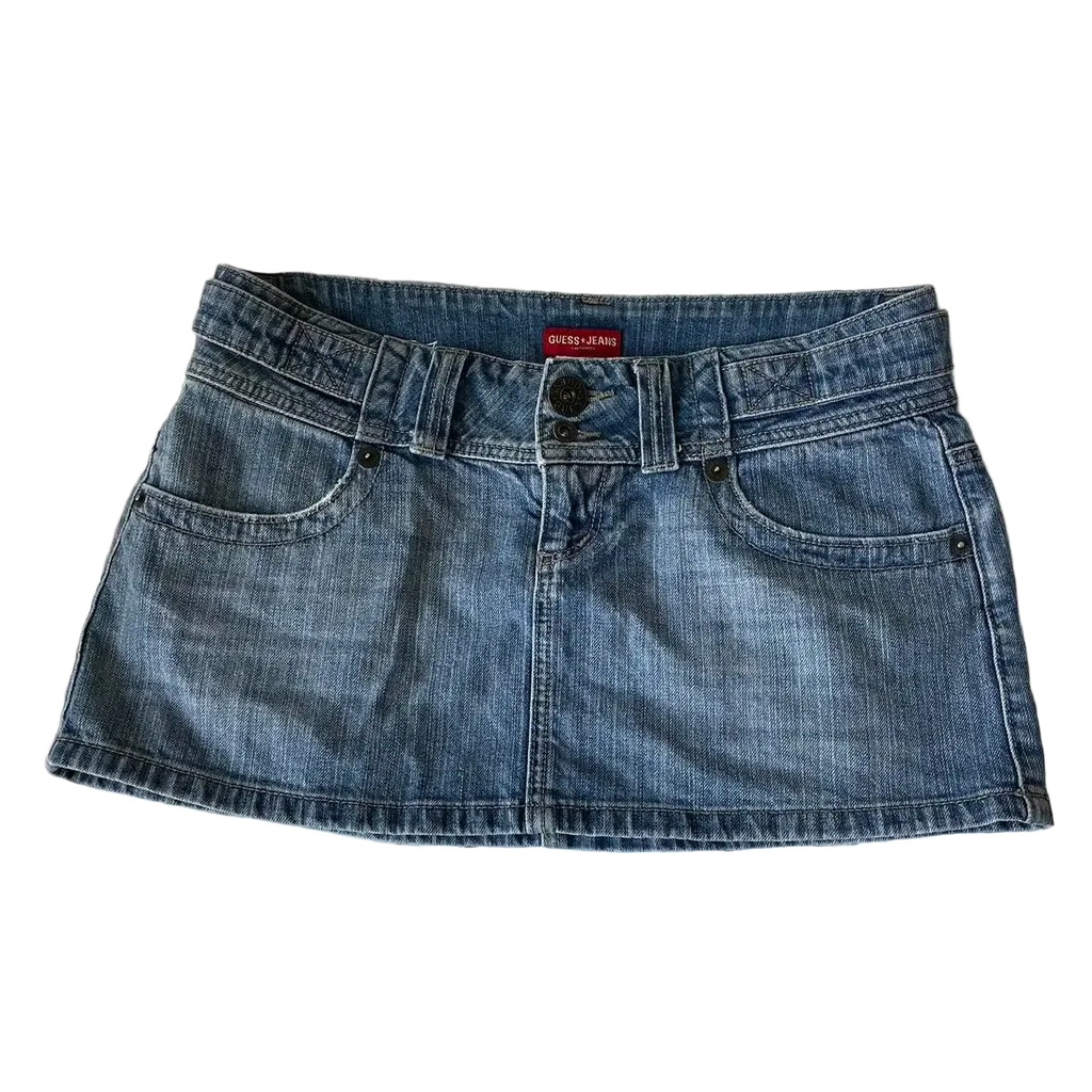 Blue Mini Skirt