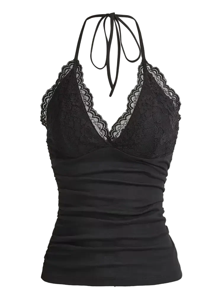 Black Lace Top