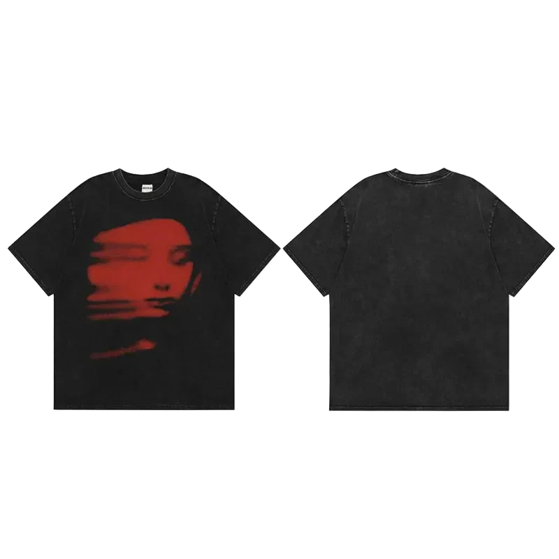 Black Streetwear T-shirt