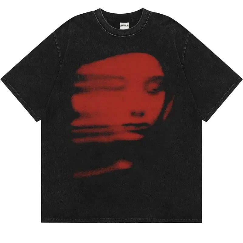 Black Streetwear T-shirt