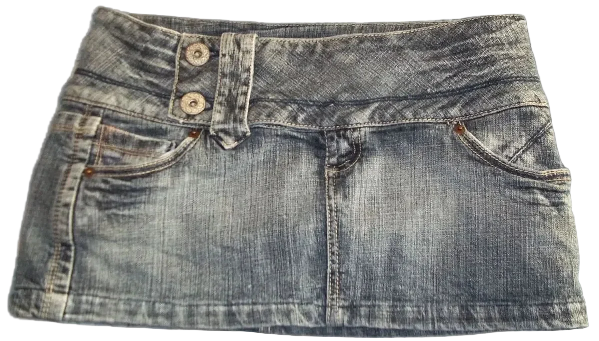 Y2K Denim Skirt