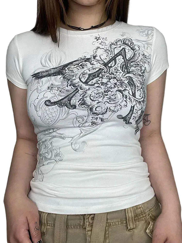 Graphic Crop Top