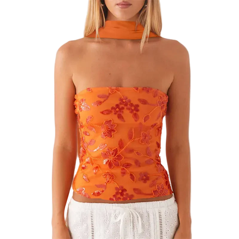 Sequin Tube Top
