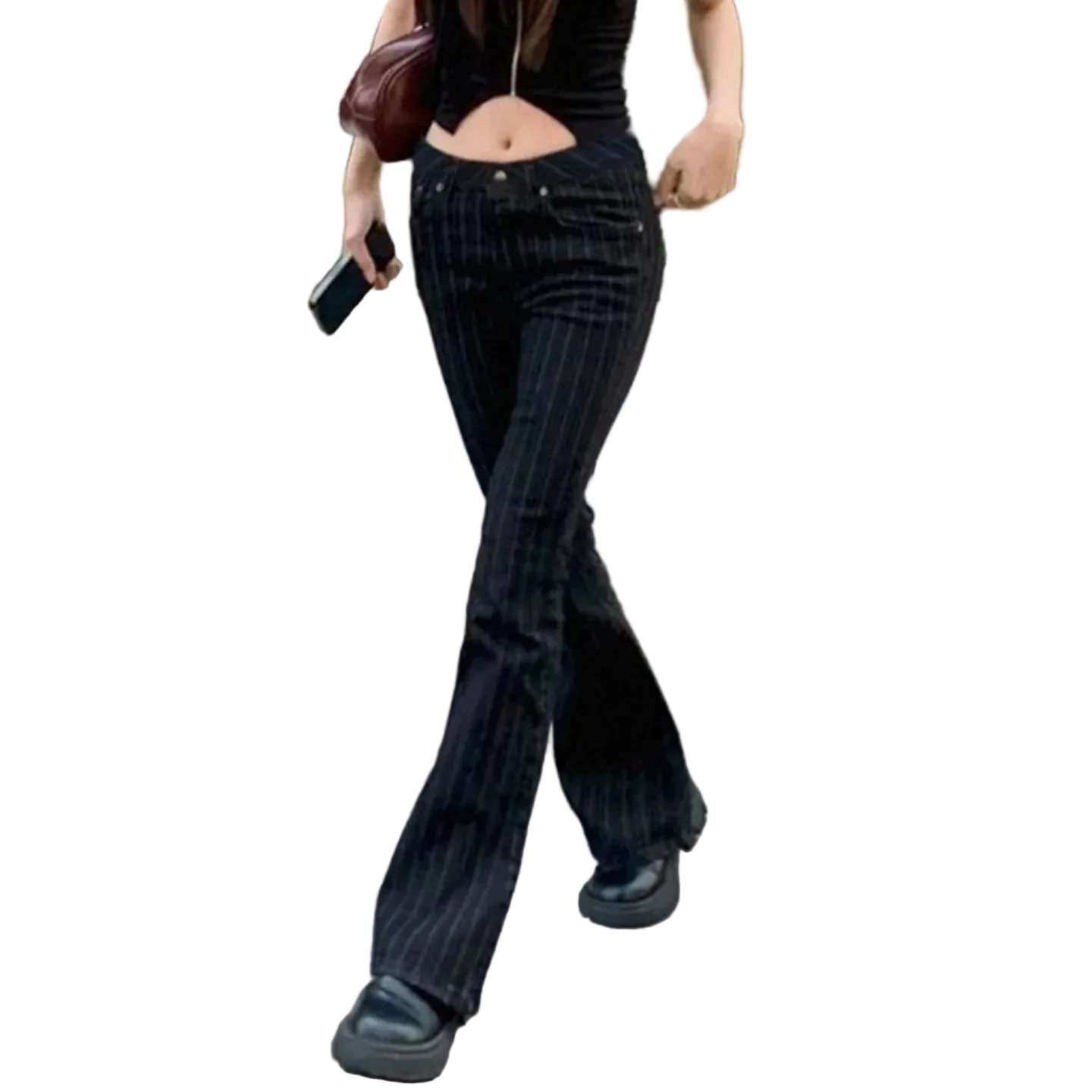 Striped Jeans