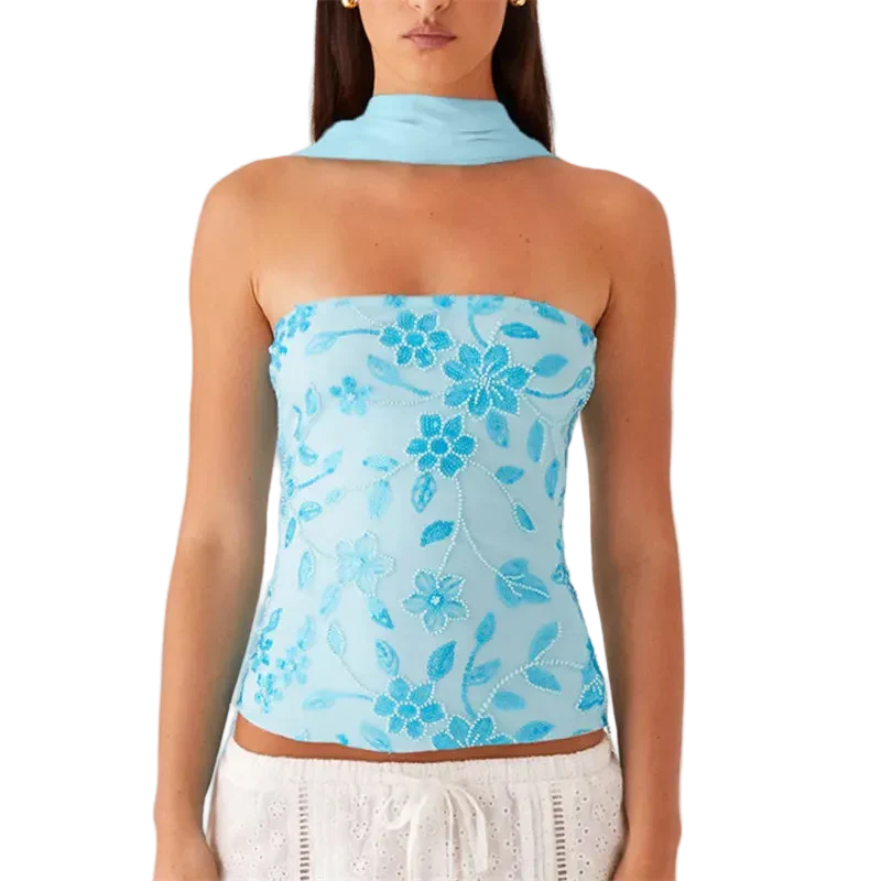 Sequin Tube Top