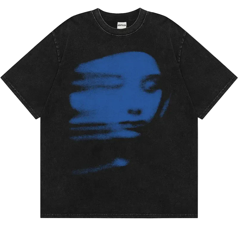 Black Streetwear T-shirt