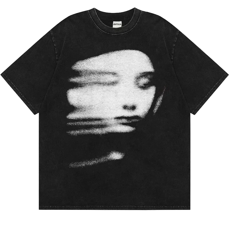 Black Streetwear T-shirt