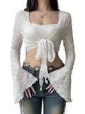 Y2K Flared Cardigan