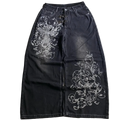Gothic Scroll Jeans
