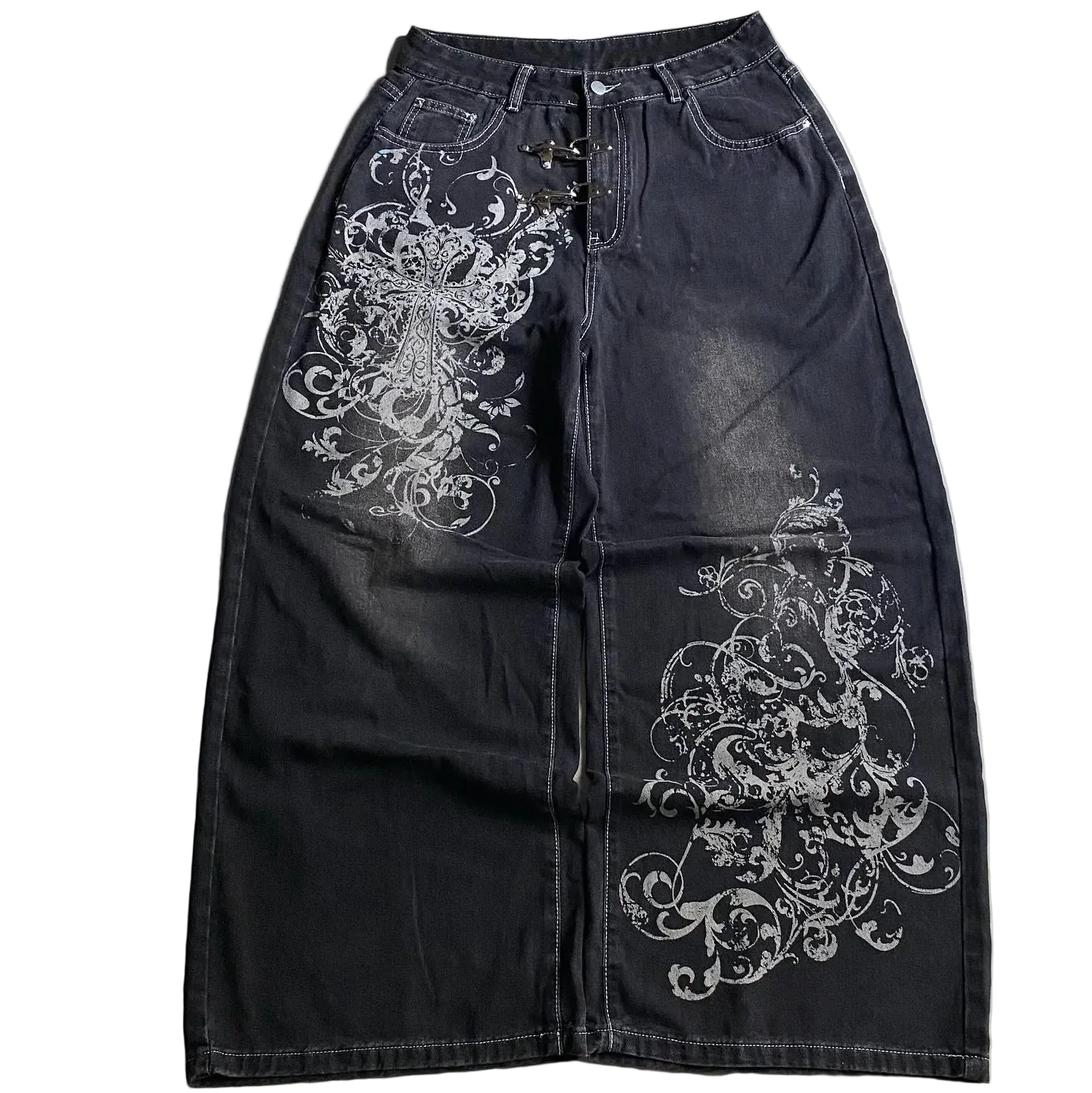 Gothic Scroll Jeans