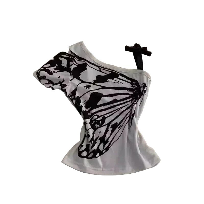 T-shirt Y2k Short Sleeve