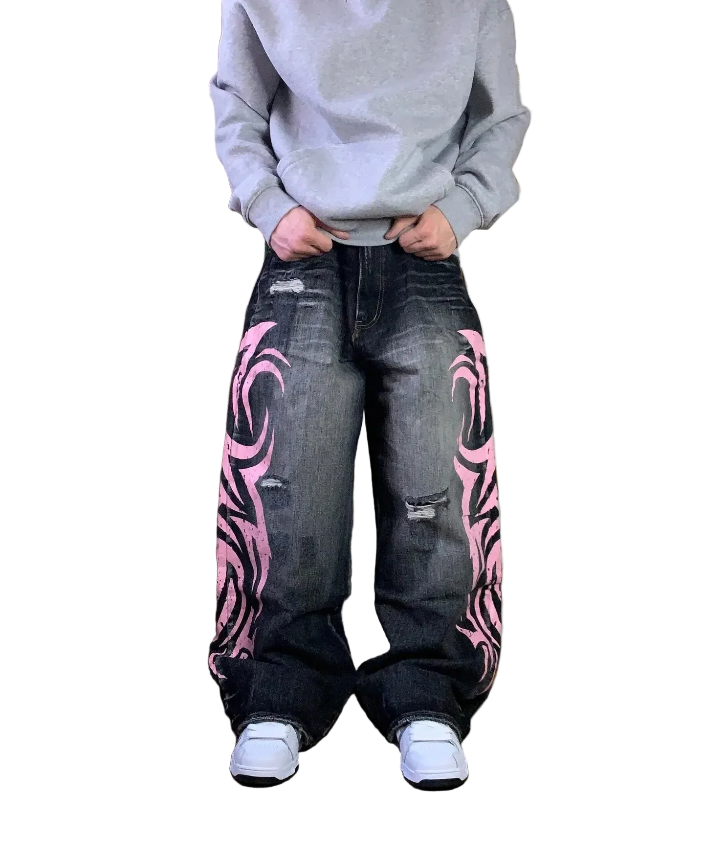 Pink Graphip Jeans