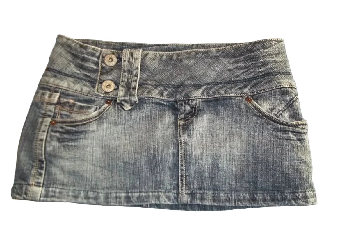 Y2K Denim Skirt