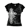 Black Printed T-shirt