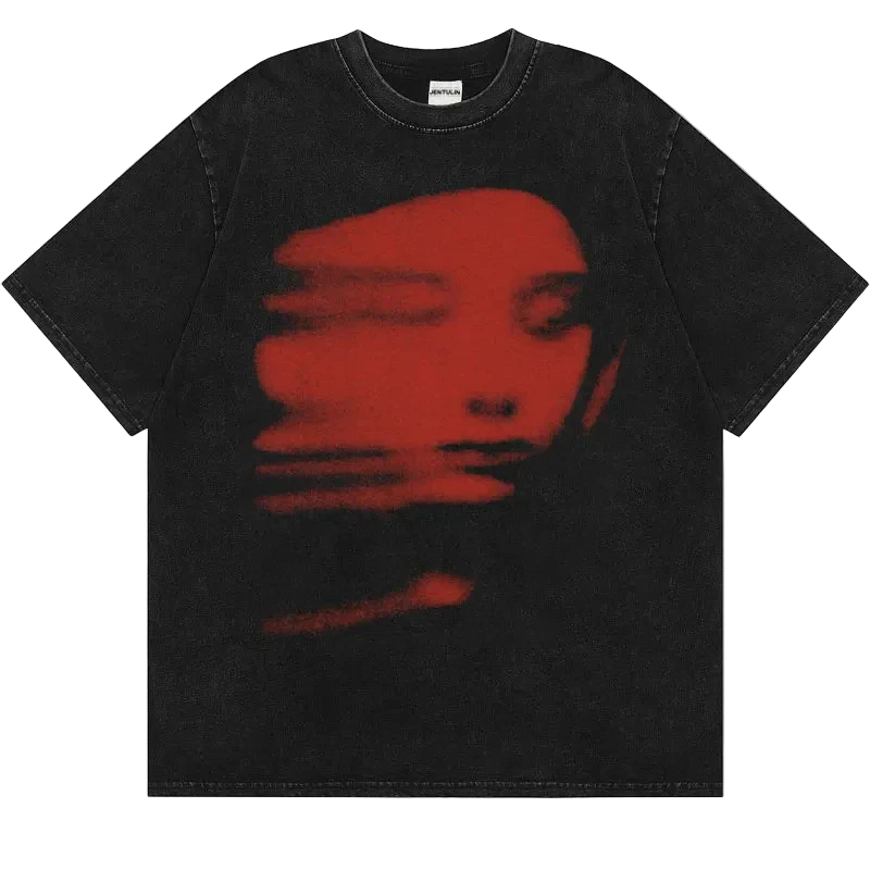 Black Streetwear T-shirt