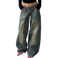 Washed Loose Jeans
