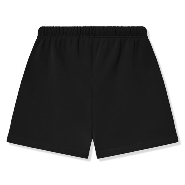 Fear Of God Essentials Classic Fleece Black Shorts (FW25) Main Image