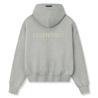 Fear Of God Essentials Classic Fleece Concrete Heather Hoodie (FW25)