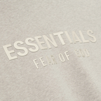 Fear Of God Essentials Classic Heather Stone Zip-Up Hoodie (SS25)