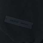 Fear Of God Essentials Classic Fleece Jet Black Zip-Up Hoodie (SS25)