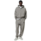 Fear Of God Essentials Classic Hood Homestead Heather Zip-Up Hoodie (SS25)
