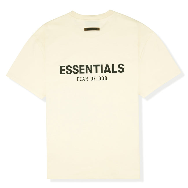 Fear Of God Essentials Reverse Logo Buttercream T Shirt (SS21) Main Image