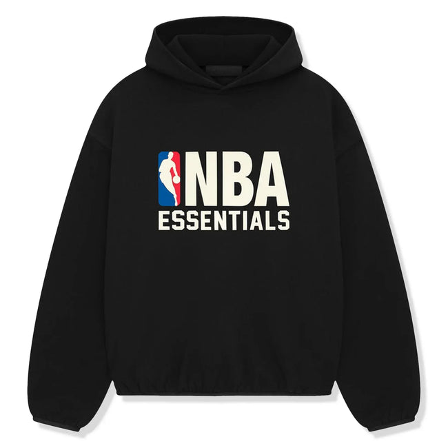 Fear Of God Essentials x NBA Black Hoodie Hover Image