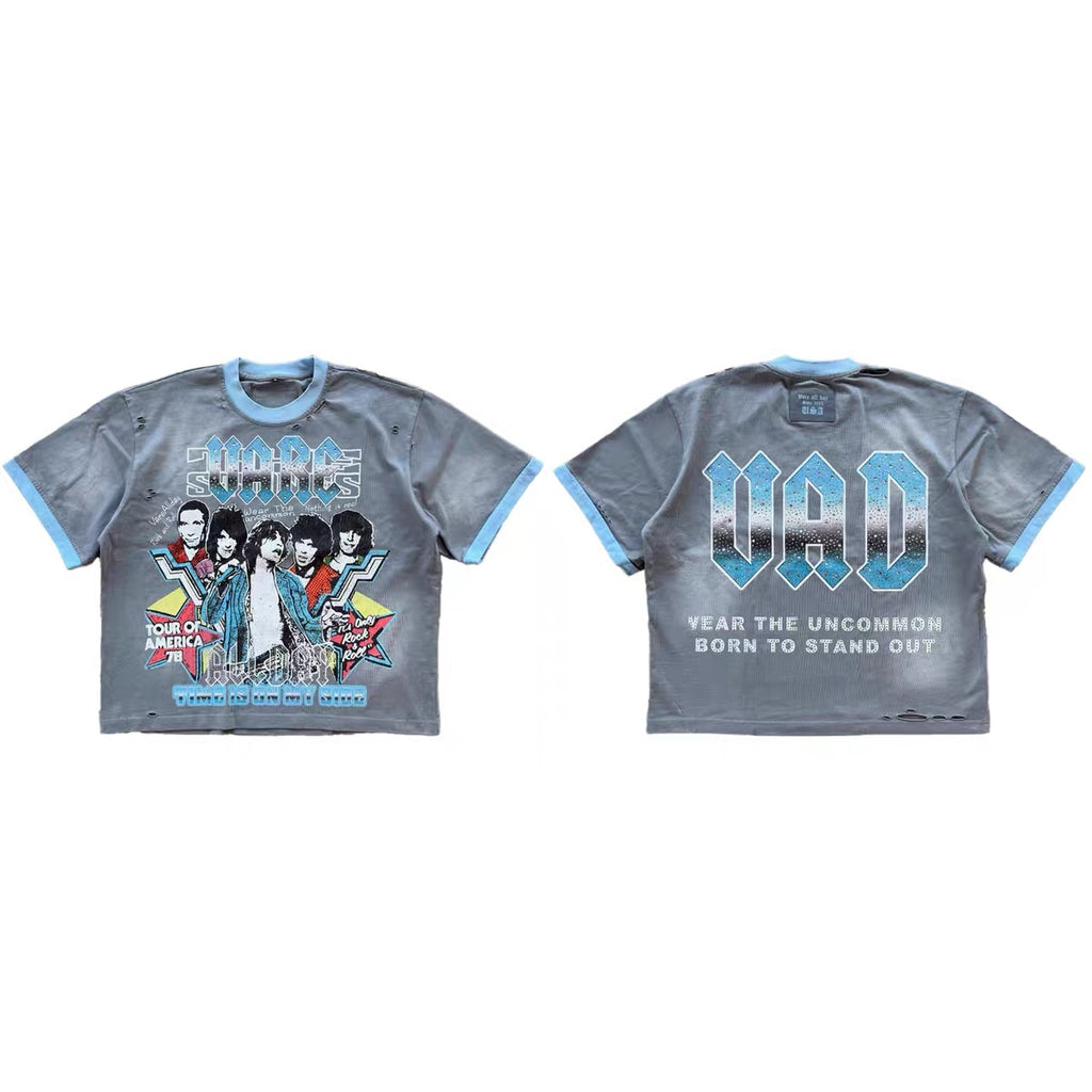 Vare All Day Rock Band Tour Ringer T‑Shirt