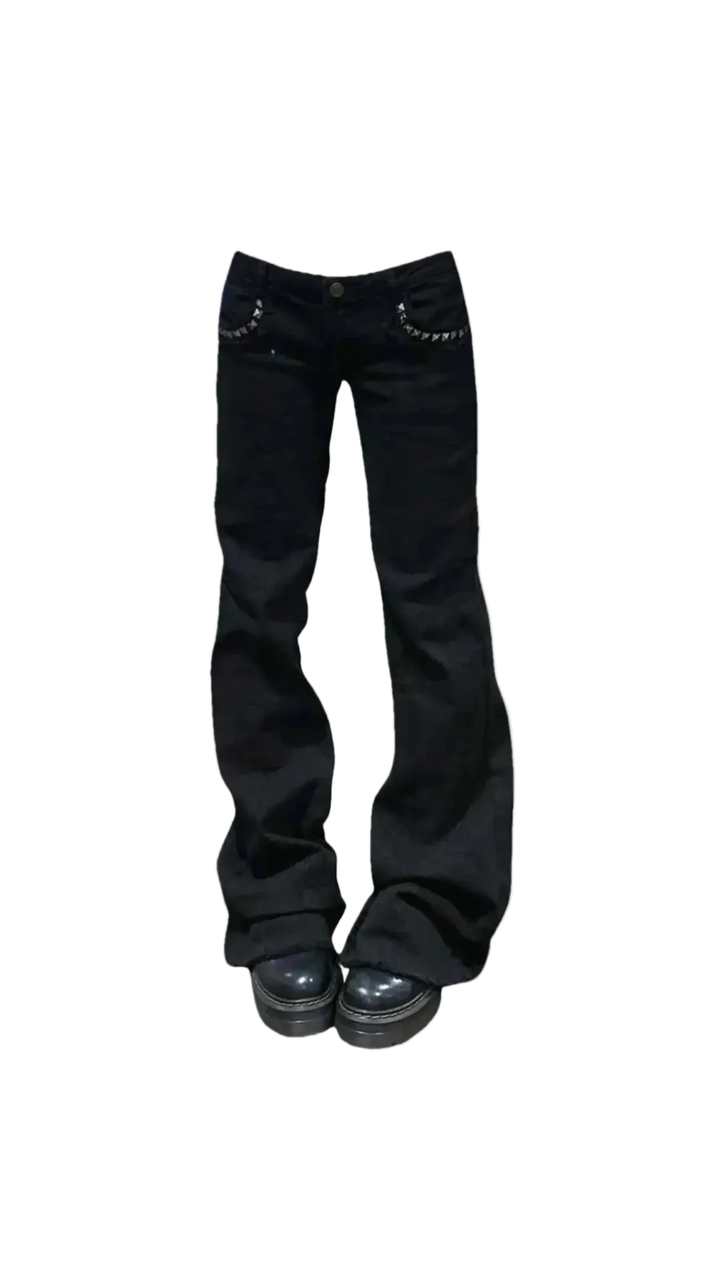 Black Low Rise Jeans
