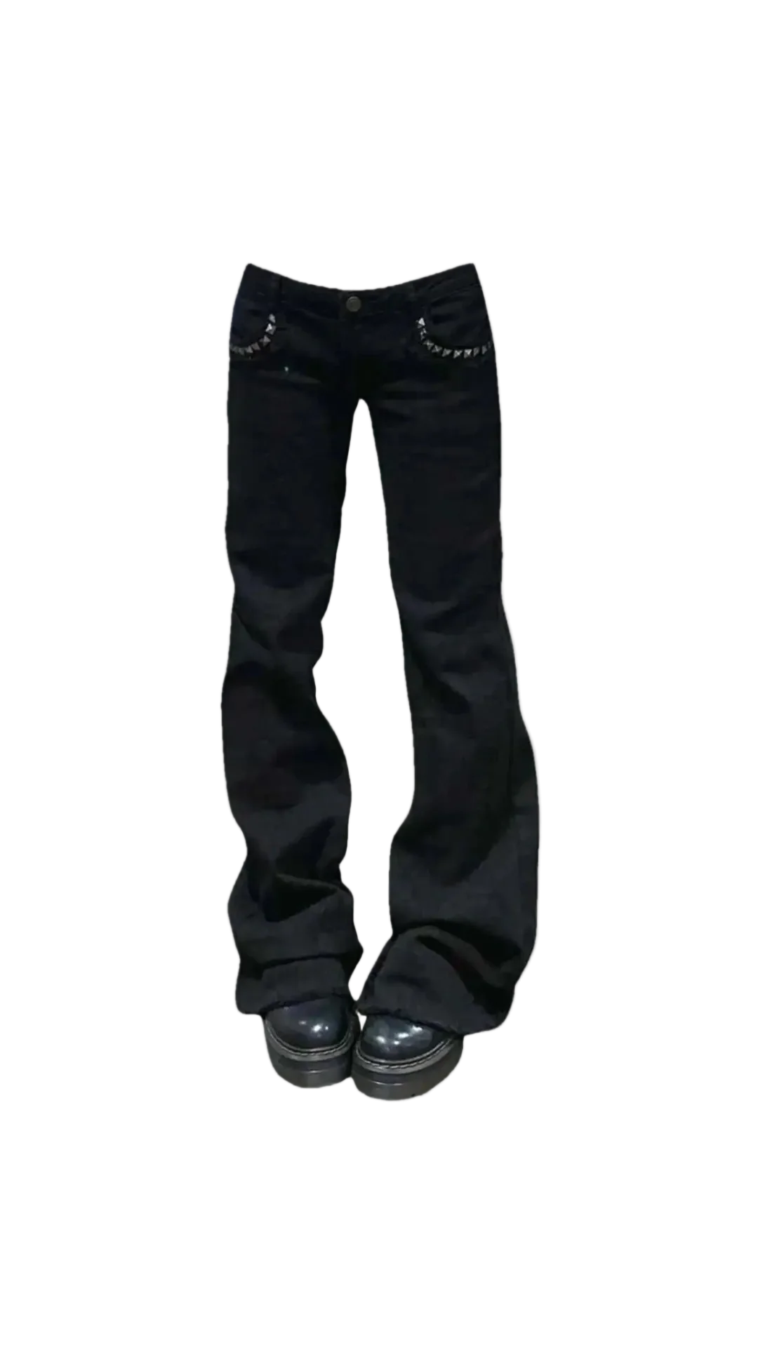 Black Low Rise Jeans