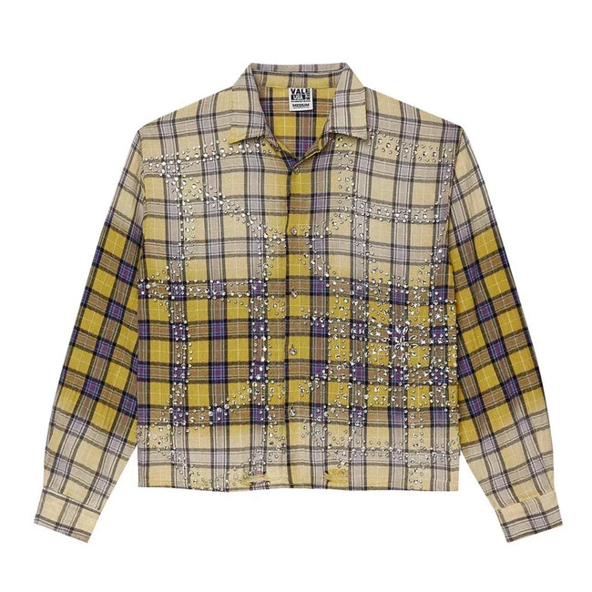 Vale Forever Lemonhead Flannel 'Yellow/Blue' Main Image
